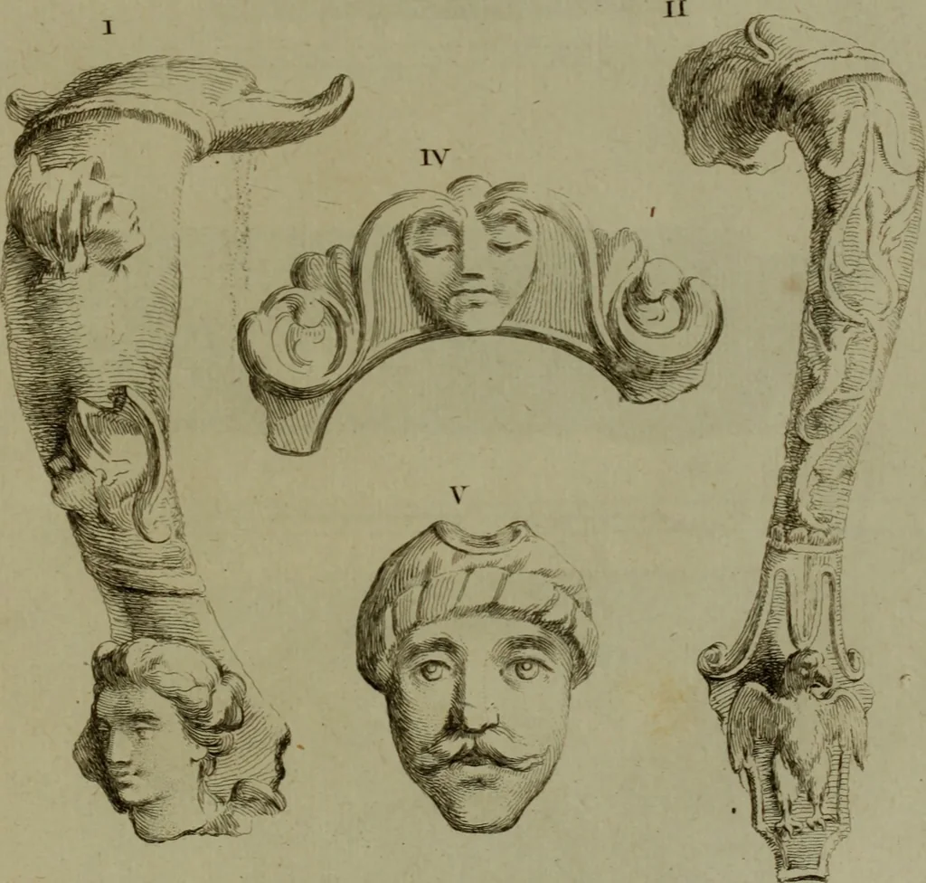An illustration from Recueil d'antiquités égyptiennes, étrusques, greques et romaines, 1752, leaf 696