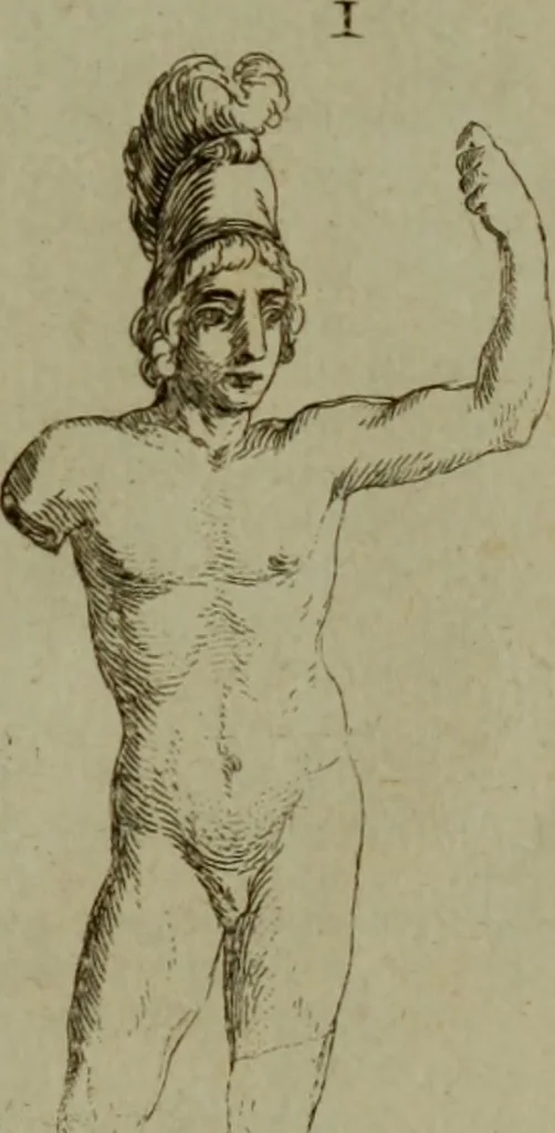 An illustration from Recueil d'antiquités égyptiennes, étrusques, greques et romaines, 1752, leaf 714