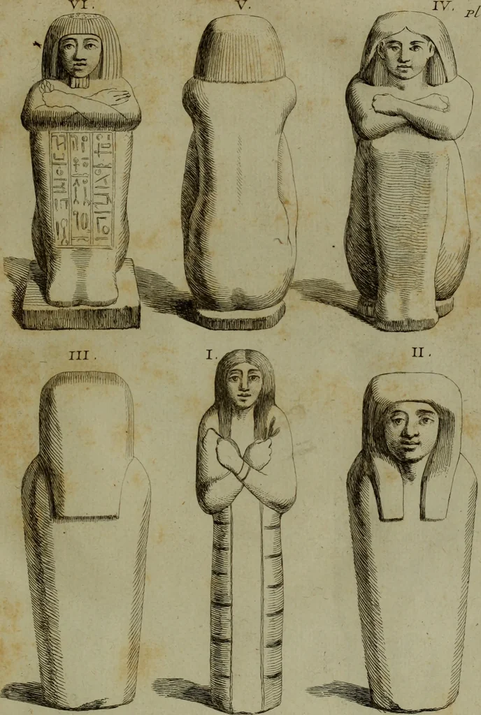 An illustration from Recueil d'antiquités égyptiennes, étrusques, greques et romaines, 1752, leaf 98