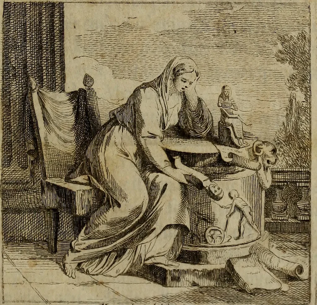 An illustration from Recueil d'antiquités égyptiennes, étrusques, greques et romaines, 1752, leaf 10