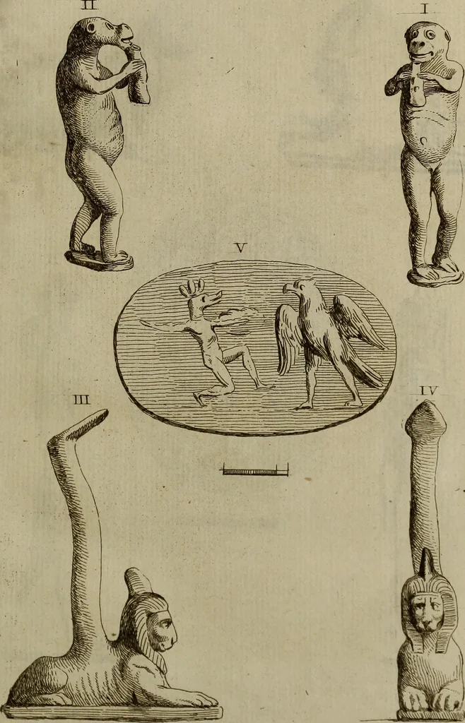 An illustration from Recueil d'antiquités égyptiennes, étrusques, greques et romaines, 1752, leaf 132