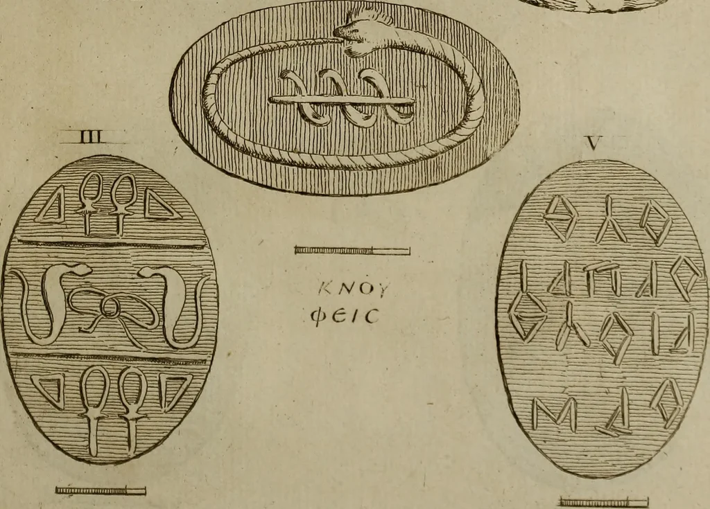 An illustration from Recueil d'antiquités égyptiennes, étrusques, greques et romaines, 1752, leaf 138