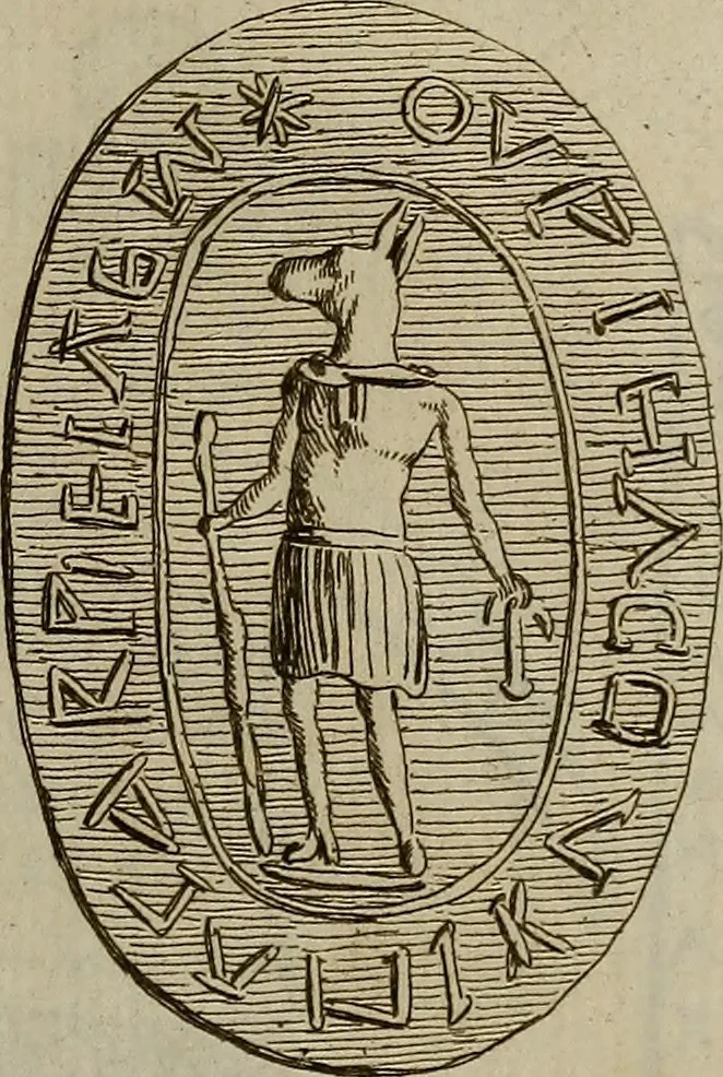 An illustration from Recueil d'antiquités égyptiennes, étrusques, greques et romaines, 1752, leaf 142
