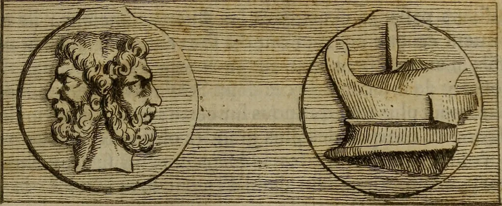 An illustration from Recueil d'antiquités égyptiennes, étrusques, greques et romaines, 1752, leaf 146