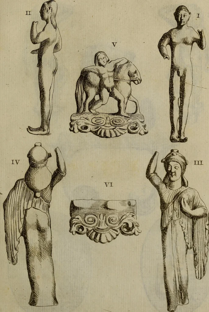 An illustration from Recueil d'antiquités égyptiennes, étrusques, greques et romaines, 1752, leaf 190