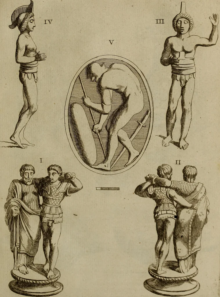 An illustration from Recueil d'antiquités égyptiennes, étrusques, greques et romaines, 1752, leaf 194