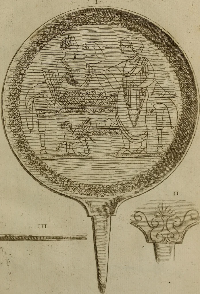 An illustration from Recueil d'antiquités égyptiennes, étrusques, greques et romaines, 1752, leaf 206