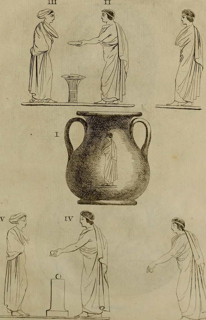 An illustration from Recueil d'antiquités égyptiennes, étrusques, greques et romaines, 1752, leaf 212