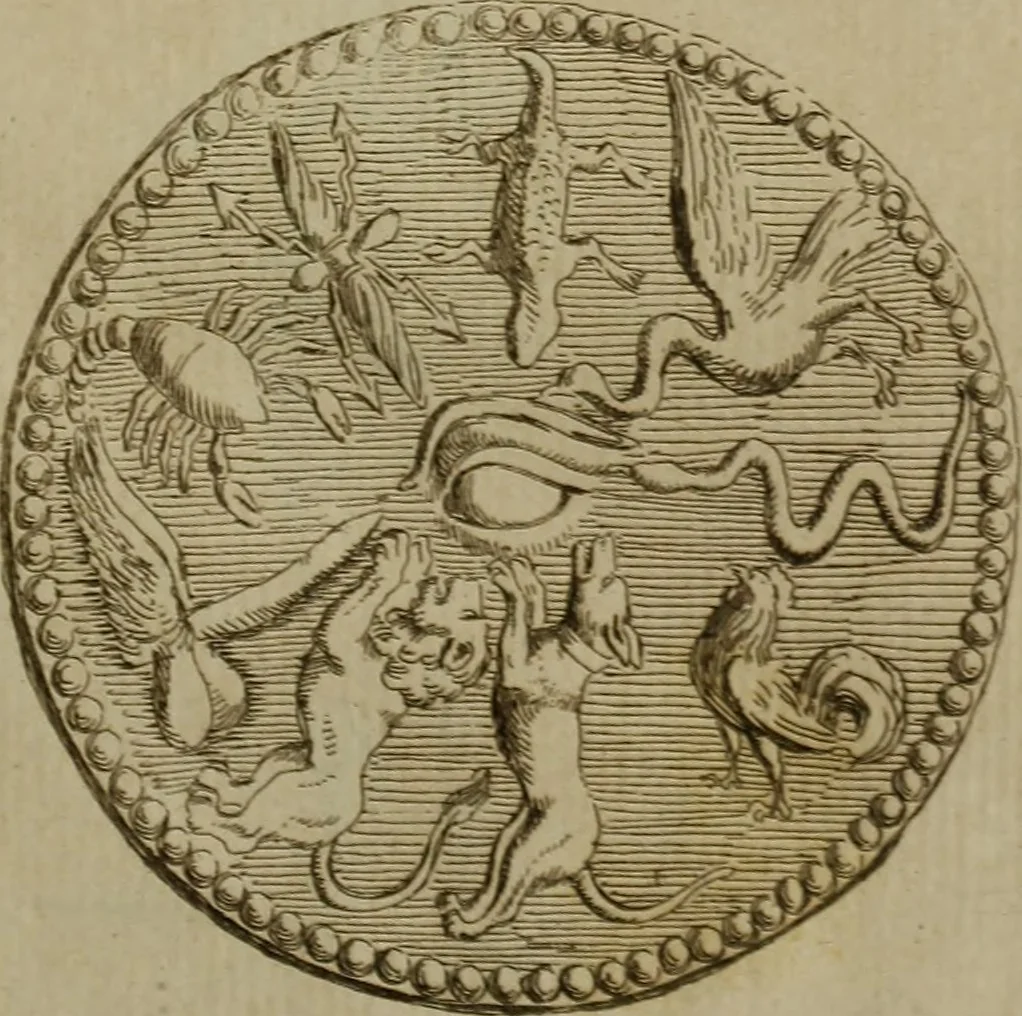 An illustration from Recueil d'antiquités égyptiennes, étrusques, greques et romaines, 1752, leaf 318