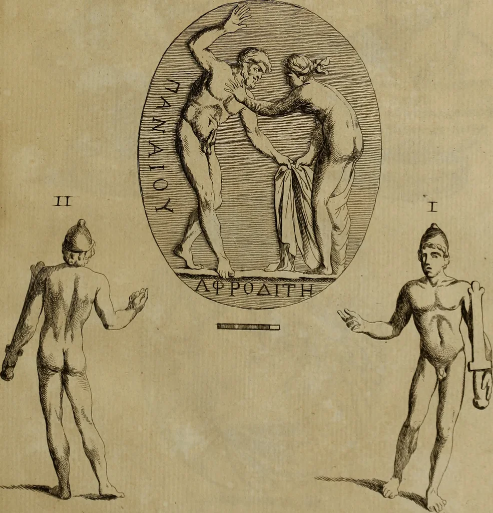 An illustration from Recueil d'antiquités égyptiennes, étrusques, greques et romaines, 1752, leaf 324