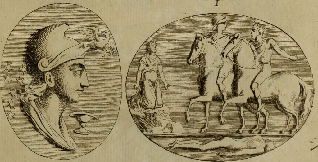 An illustration from Recueil d'antiquités égyptiennes, étrusques, greques et romaines, 1752, leaf 330