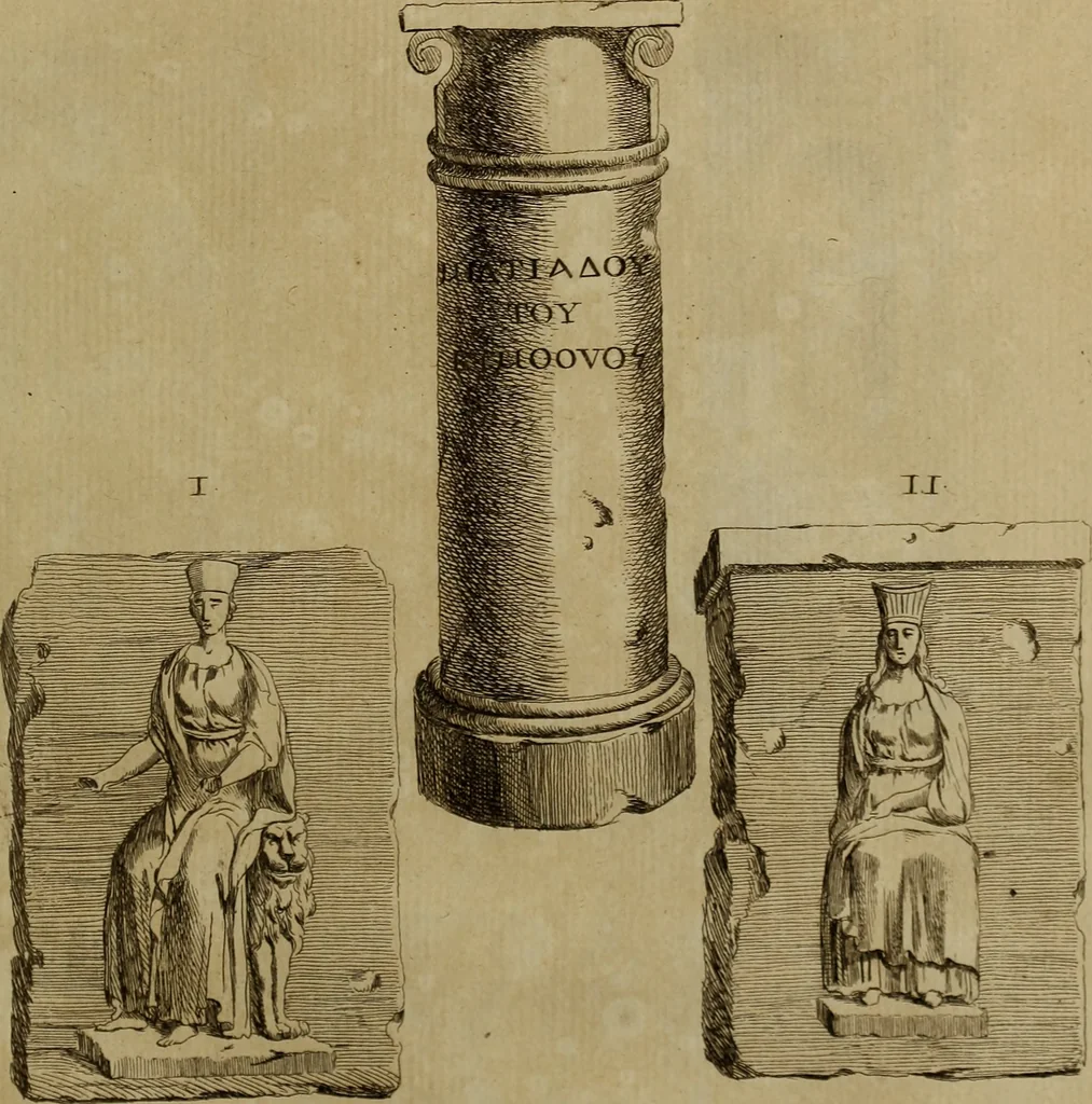 An illustration from Recueil d'antiquités égyptiennes, étrusques, greques et romaines, 1752, leaf 338