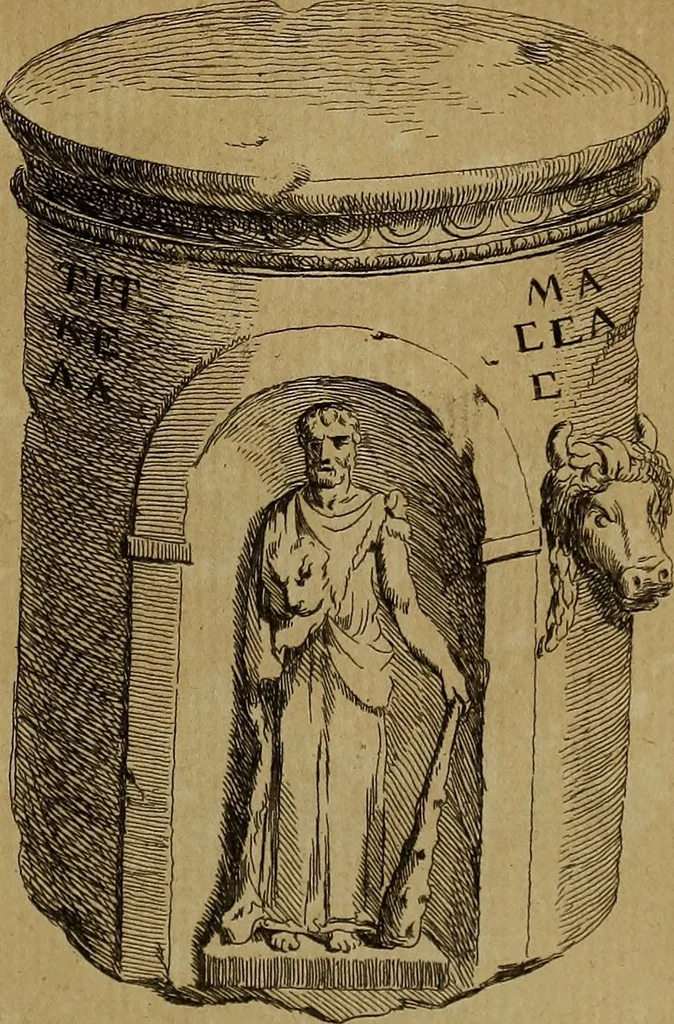 An illustration from Recueil d'antiquités égyptiennes, étrusques, greques et romaines, 1752, leaf 346