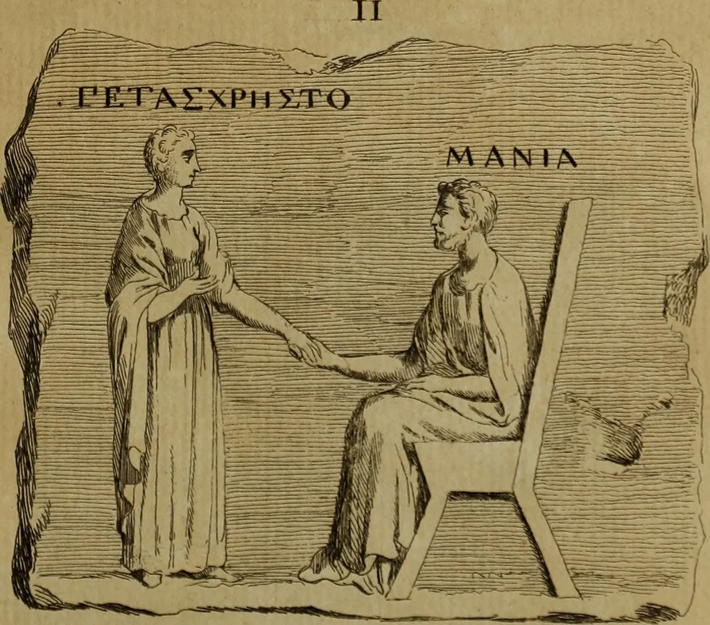 An illustration from Recueil d'antiquités égyptiennes, étrusques, greques et romaines, 1752, leaf 346