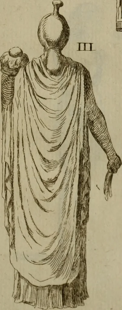 An illustration from Recueil d'antiquités égyptiennes, étrusques, greques et romaines, 1752, leaf 494