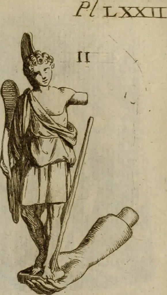 An illustration from Recueil d'antiquités égyptiennes, étrusques, greques et romaines, 1752, leaf 498