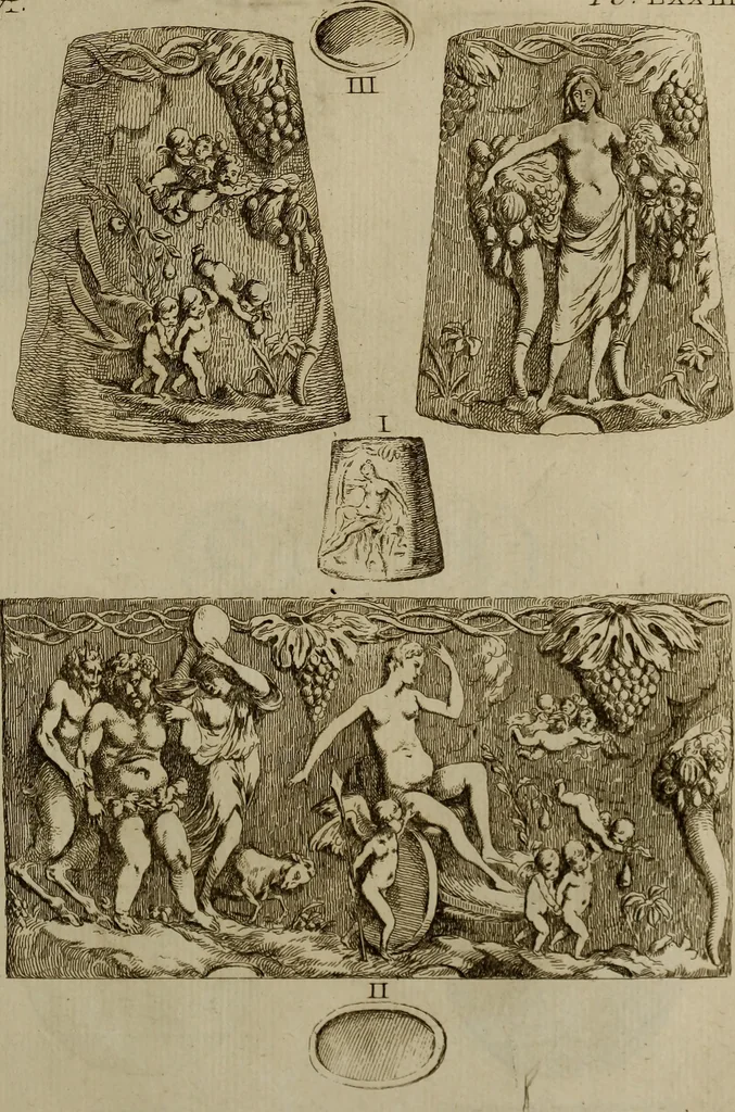 An illustration from Recueil d'antiquités égyptiennes, étrusques, greques et romaines, 1752, leaf 500