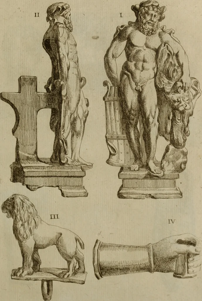 An illustration from Recueil d'antiquités égyptiennes, étrusques, greques et romaines, 1752, leaf 508