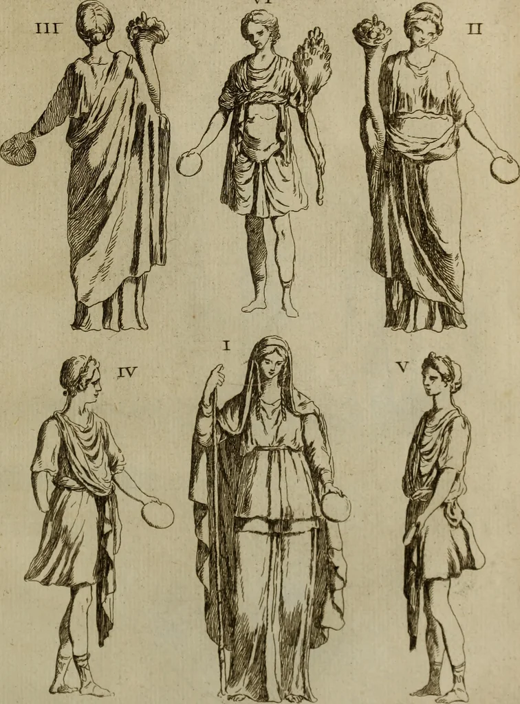 An illustration from Recueil d'antiquités égyptiennes, étrusques, greques et romaines, 1752, leaf 518