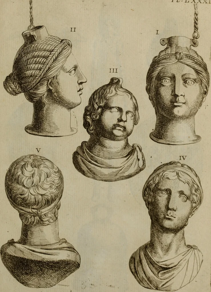 An illustration from Recueil d'antiquités égyptiennes, étrusques, greques et romaines, 1752, leaf 532