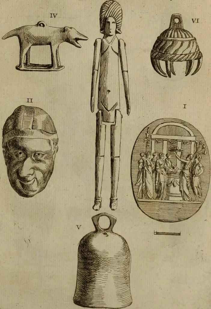 An illustration from Recueil d'antiquités égyptiennes, étrusques, greques et romaines, 1752, leaf 534