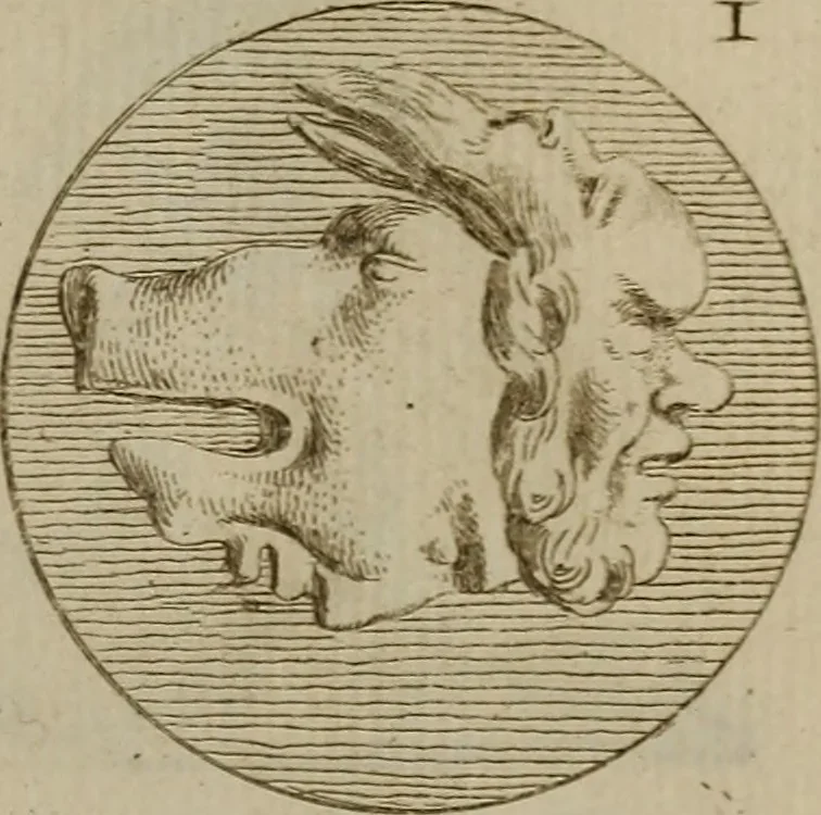 An illustration from Recueil d'antiquités égyptiennes, étrusques, greques et romaines, 1752, leaf 538
