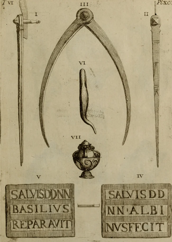 An illustration from Recueil d'antiquités égyptiennes, étrusques, greques et romaines, 1752, leaf 552