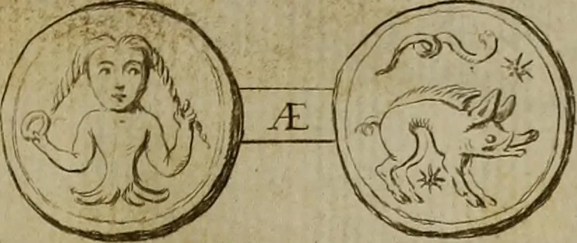 An illustration from Recueil d'antiquités égyptiennes, étrusques, greques et romaines, 1752, leaf 644