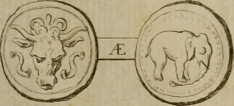 An illustration from Recueil d'antiquités égyptiennes, étrusques, greques et romaines, 1752, leaf 644