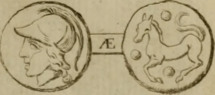 An illustration from Recueil d'antiquités égyptiennes, étrusques, greques et romaines, 1752, leaf 644