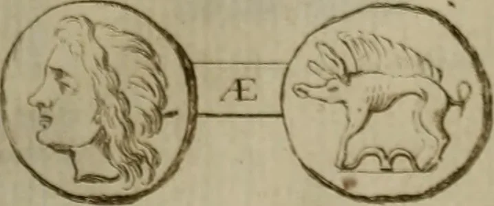 An illustration from Recueil d'antiquités égyptiennes, étrusques, greques et romaines, 1752, leaf 644