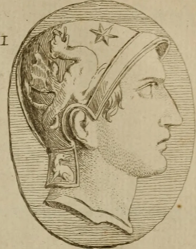 An illustration from Recueil d'antiquités égyptiennes, étrusques, greques et romaines, 1752, leaf 694