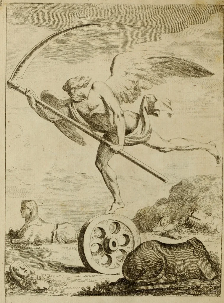 An illustration from Recueil d'antiquités égyptiennes, étrusques, greques et romaines, 1752, leaf 9