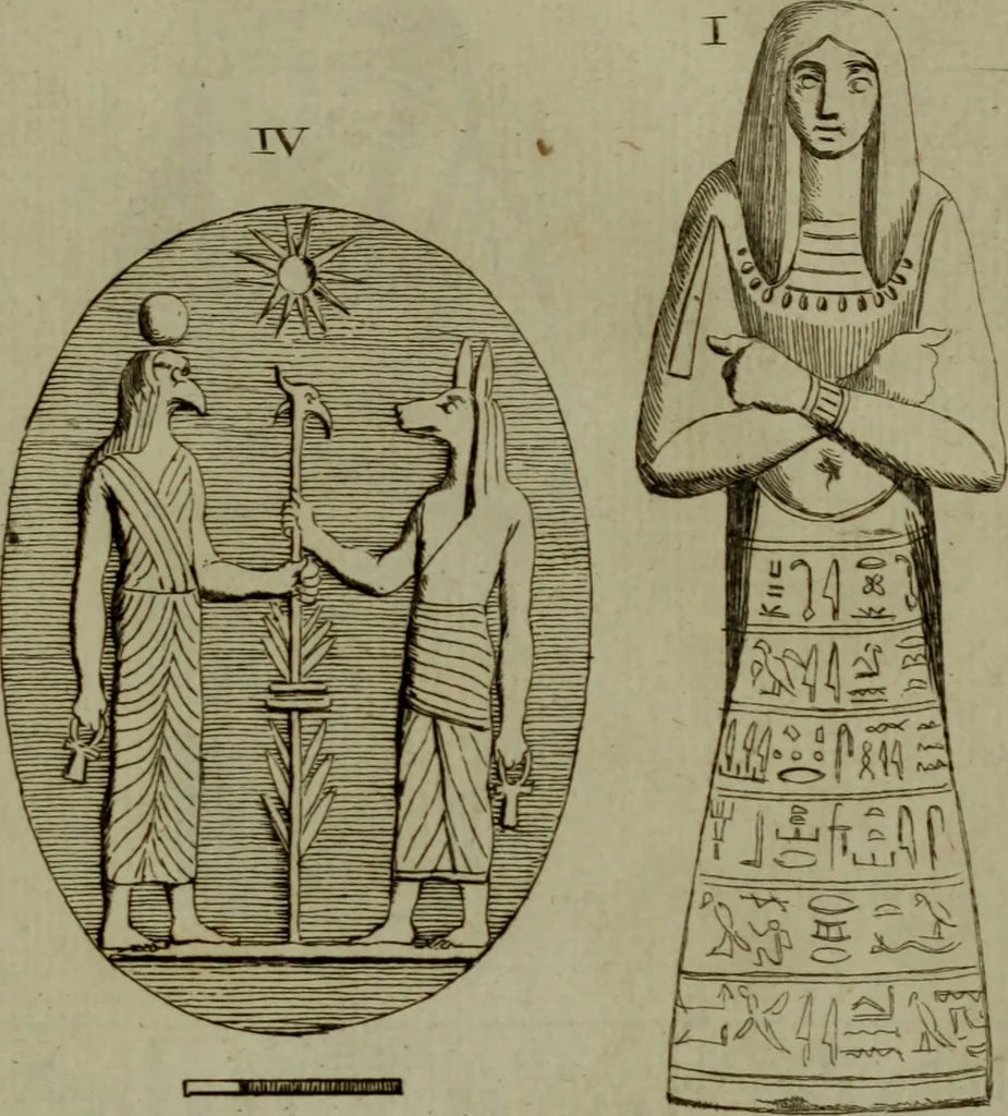 An illustration from Recueil d'antiquités égyptiennes, étrusques, greques et romaines, 1752, leaf 126