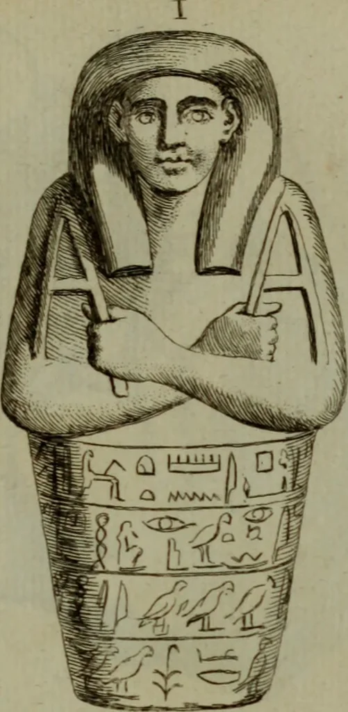 An illustration from Recueil d'antiquités égyptiennes, étrusques, greques et romaines, 1752, leaf 128