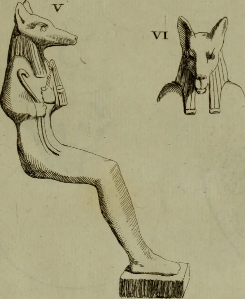 An illustration from Recueil d'antiquités égyptiennes, étrusques, greques et romaines, 1752, leaf 132