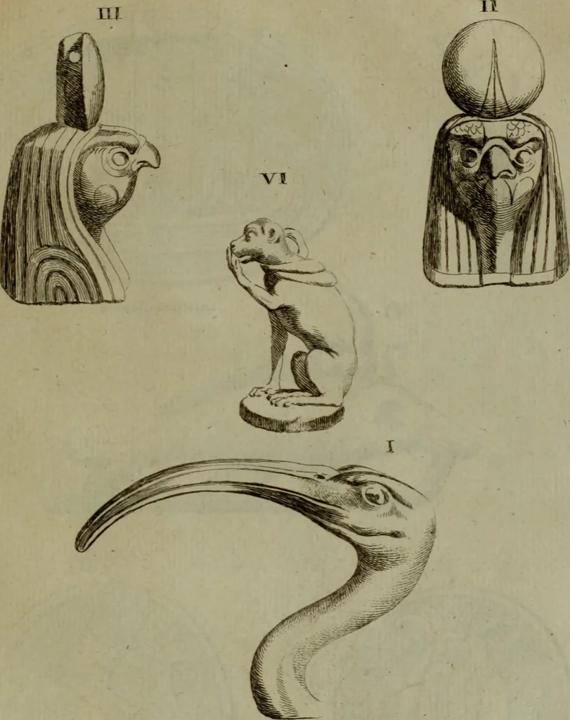 An illustration from Recueil d'antiquités égyptiennes, étrusques, greques et romaines, 1752, leaf 140