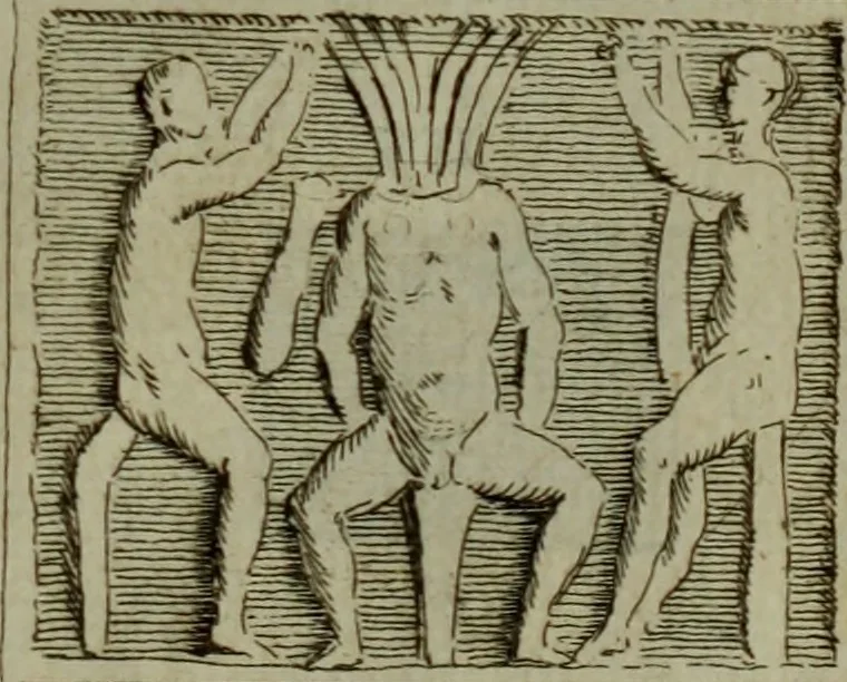 An illustration from Recueil d'antiquités égyptiennes, étrusques, greques et romaines, 1752, leaf 146