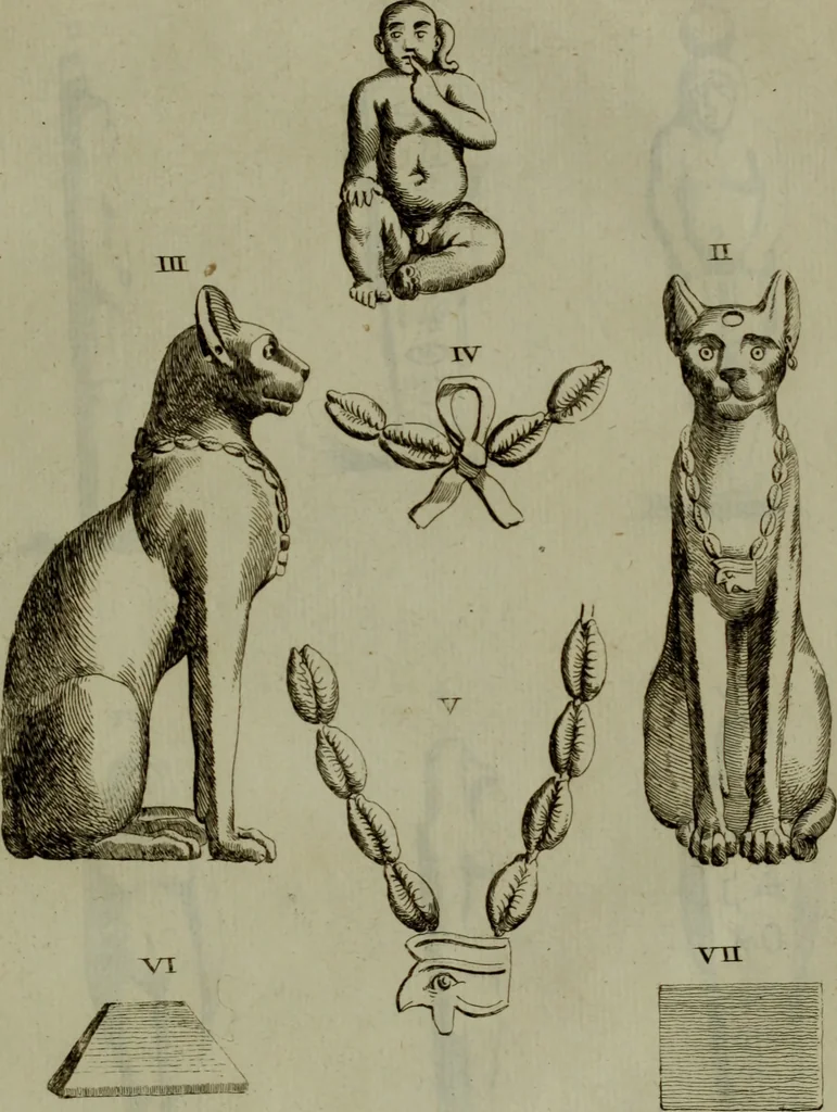 An illustration from Recueil d'antiquités égyptiennes, étrusques, greques et romaines, 1752, leaf 148