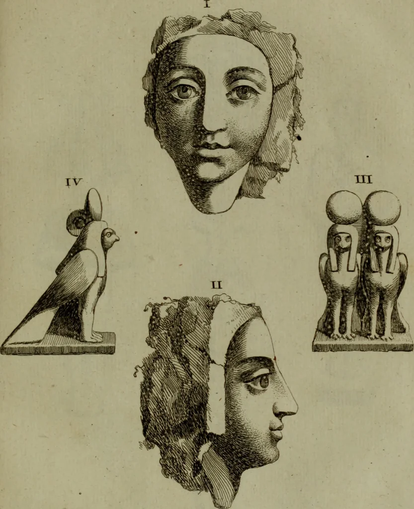 An illustration from Recueil d'antiquités égyptiennes, étrusques, greques et romaines, 1752, leaf 158