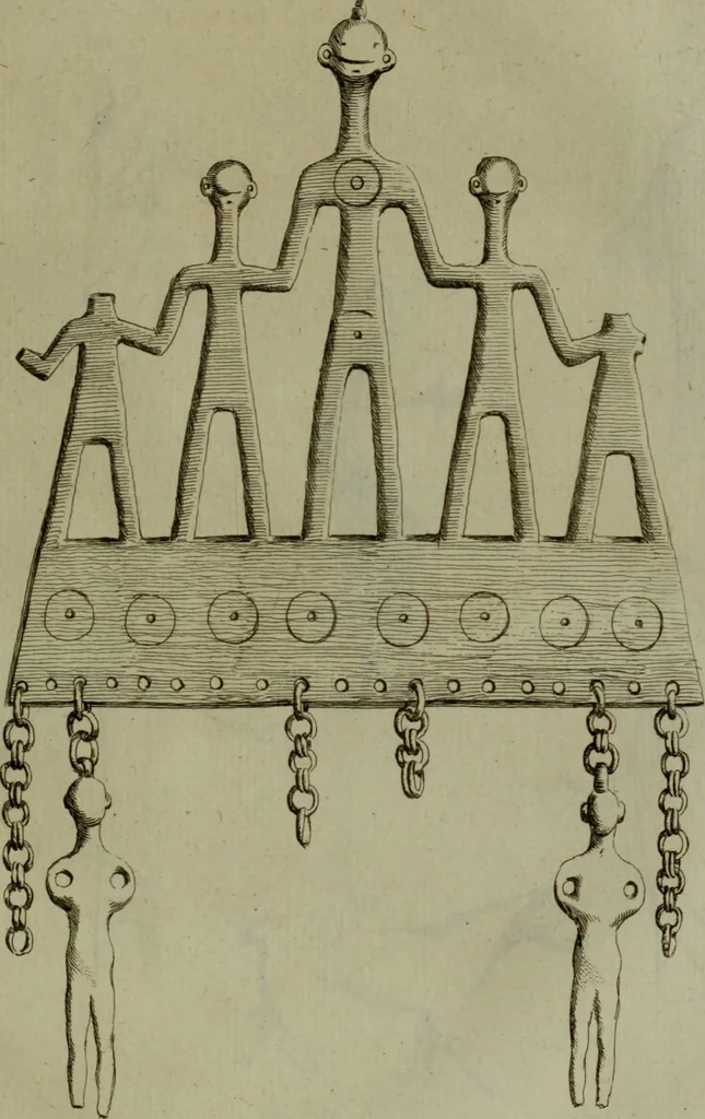 An illustration from Recueil d'antiquités égyptiennes, étrusques, greques et romaines, 1752, leaf 220