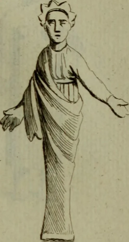 An illustration from Recueil d'antiquités égyptiennes, étrusques, greques et romaines, 1752, leaf 222