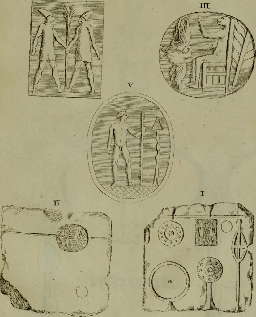An illustration from Recueil d'antiquités égyptiennes, étrusques, greques et romaines, 1752, leaf 226
