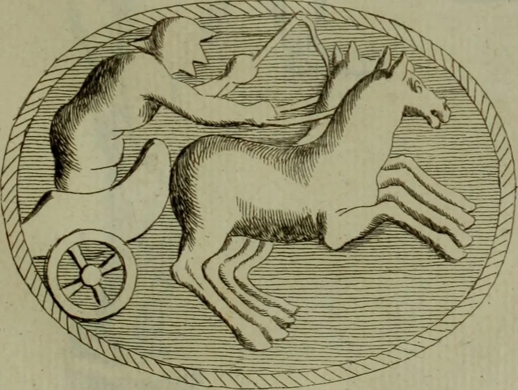 An illustration from Recueil d'antiquités égyptiennes, étrusques, greques et romaines, 1752, leaf 230
