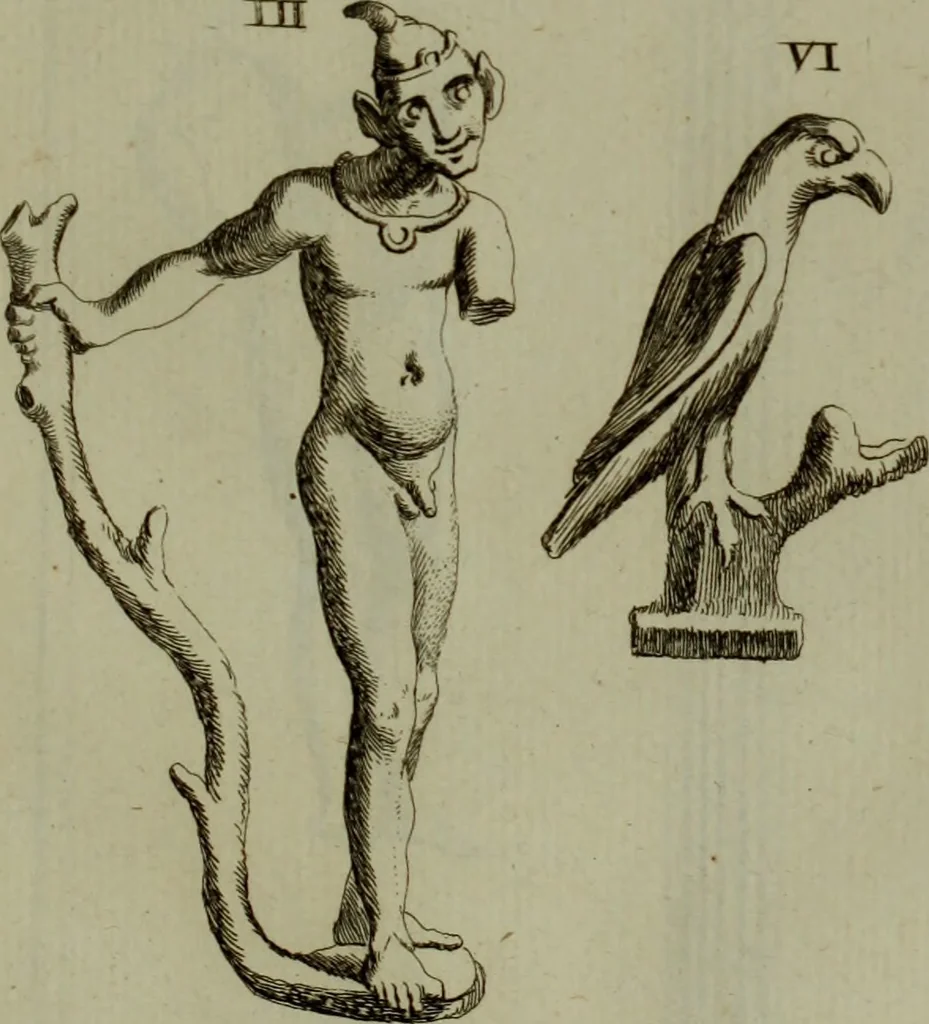 An illustration from Recueil d'antiquités égyptiennes, étrusques, greques et romaines, 1752, leaf 238