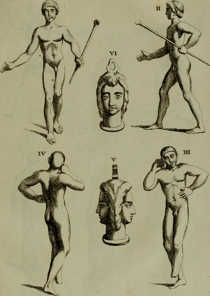 An illustration from Recueil d'antiquités égyptiennes, étrusques, greques et romaines, 1752, leaf 242