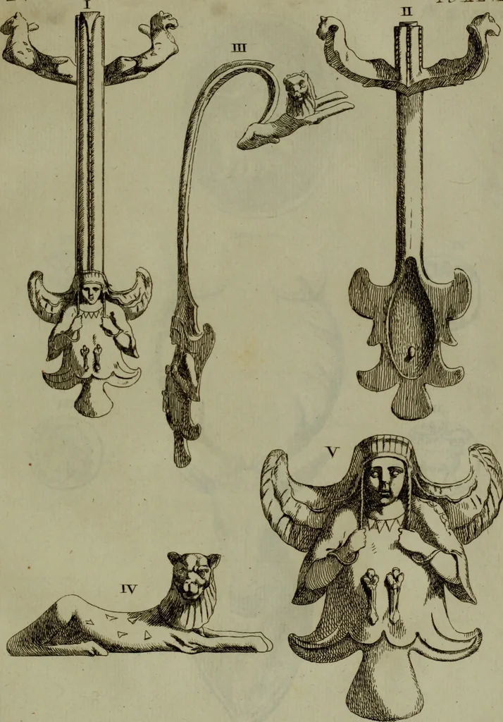 An illustration from Recueil d'antiquités égyptiennes, étrusques, greques et romaines, 1752, leaf 248