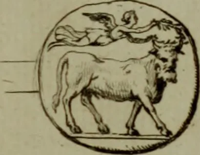An illustration from Recueil d'antiquités égyptiennes, étrusques, greques et romaines, 1752, leaf 250