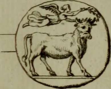 An illustration from Recueil d'antiquités égyptiennes, étrusques, greques et romaines, 1752, leaf 250