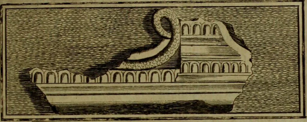 An illustration from Recueil d'antiquités égyptiennes, étrusques, greques et romaines, 1752, leaf 28